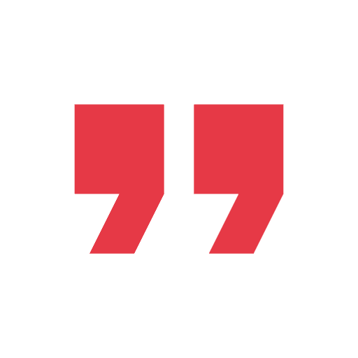 image of quotation marks opening