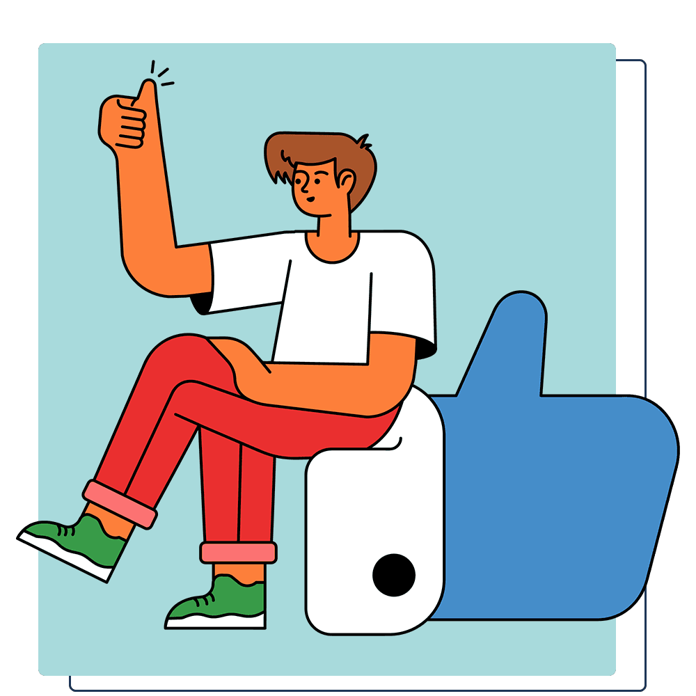 Image depicting people working at a brand